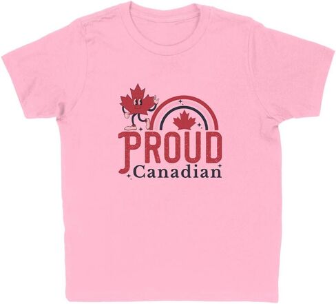 Proud Canadian Kids T-Shirt Youth in Saudi Arabia