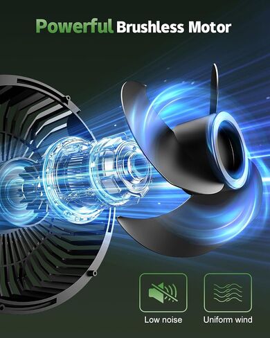 Small Desk Fan for Office, USB Rechargeable Table Fan with 3 Speeds, Quiet Small Portable personal Fan 60 ° Up and Down Rotated, Ideal for The Home, Office, Dorm in Saudi Arabia