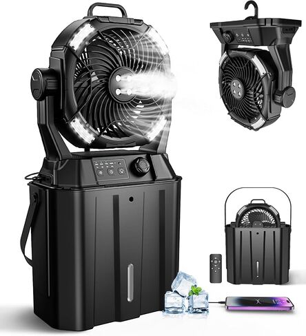 Small Desk Fan for Office, USB Rechargeable Table Fan with 3 Speeds, Quiet Small Portable personal Fan 60 ° Up and Down Rotated, Ideal for The Home, Office, Dorm in Saudi Arabia