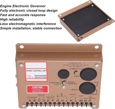 ESD5500E Electronic Engine Governor, Closed Loop Generator Speed Controller, Corrosions and Temperature Resistant, All Weather Reliability in Kuwait