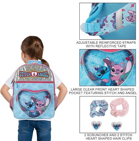 مجموعة قيمة العناية بالظهر من Disney's Stitch and Angel 5-Piece 16 " in Kuwait