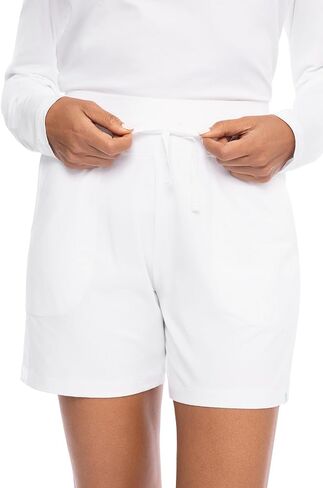 Coolibar UPF 50+ Women's Aventura Knit Short - Sun Protective in Saudi Arabia
