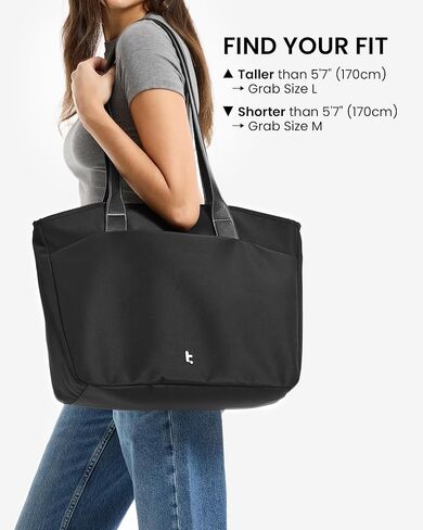tomtoc Laptop Tote Bag for Women, 16 Inch Water-resistant Laptop Work Bag with Device Compartment, 18L Large Capacity Office Computer Shoulder Bag Briefcase Handbag for Business Travel College Teacher in Kuwait