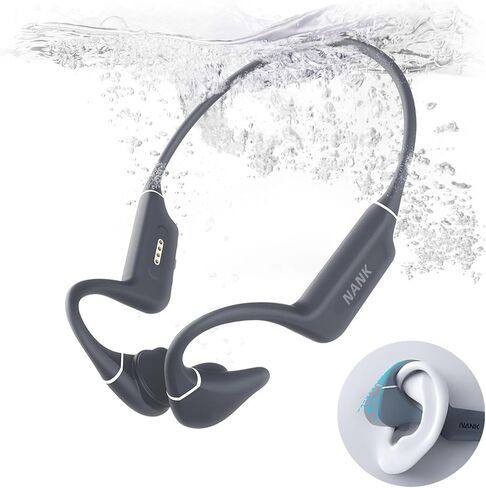 NANK Runner Diver2 Pro - Bone Conduction Headphones with Noise Cancelling Mode, IP69 Swimming Headphones, Bluetooth 5.4 & 32GB MP3 Player, Open Ear Headphones with Mic, Fit for Sports in Saudi Arabia