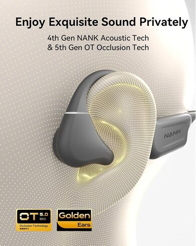 NANK Runner Diver2 Pro - Bone Conduction Headphones with Noise Cancelling Mode, IP69 Swimming Headphones, Bluetooth 5.4 & 32GB MP3 Player, Open Ear Headphones with Mic, Fit for Sports in Saudi Arabia