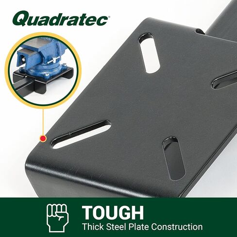 Quadratec Vise Mount for 2 "استقبال - ليزر قطع الصلب - يناسب جيب رانجلرز ، المصارعون وجميع المركبات مع القياسية 2" مستقبلات in Saudi Arabia