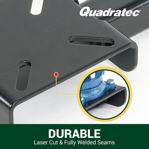 Quadratec Vise Mount for 2 "استقبال - ليزر قطع الصلب - يناسب جيب رانجلرز ، المصارعون وجميع المركبات مع القياسية 2" مستقبلات in Saudi Arabia