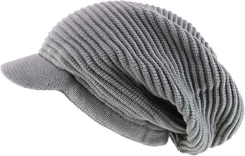 Deep Crown Slouchy 100% Cotton RGY Rasta Visored Beanie Hat in Saudi Arabia