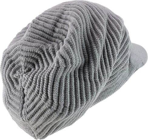 Deep Crown Slouchy 100% Cotton RGY Rasta Visored Beanie Hat in Saudi Arabia