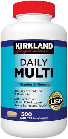 Kirkland Signature Daily Multi, 500 Tablets (2 Pack) in Saudi Arabia