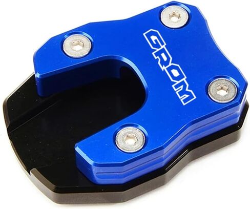 Compatible With Grom 125 2025 MSX 125 MSX125 2019-2023 2024 2025 Grom Accessories CNC Motorcycle Kickstand Pad Side Stand Extension Support Plate Pad (Black) in Saudi Arabia