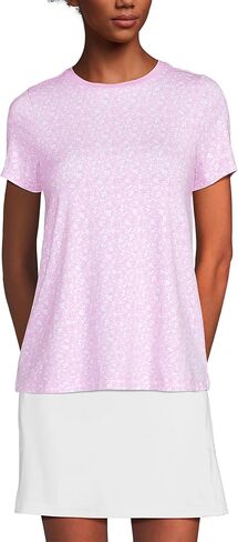 Lands' End Women's Power Performance Short Sleeve Crewneck Tee in Saudi Arabia