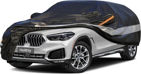 غطاء سيارة سيارات الدفع الرباعي مخصصة Genesis Gv70 2021-2025 ، 100 ٪ أغطية السيارات في الهواء الطلق مقاومة للماء ، حماية من الثلج غبار المطر. (سفن من الولايات المتحدة ، تصل في غضون 3-7 أيام) in Kuwait