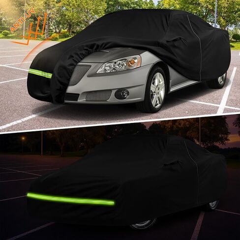 Car Cover Compatible with 1978-2008 Pontiac Grand Prix/Prix GTP, Custom Fit 300D Oxford with Cotton All Weather Full Car Cover in Kuwait