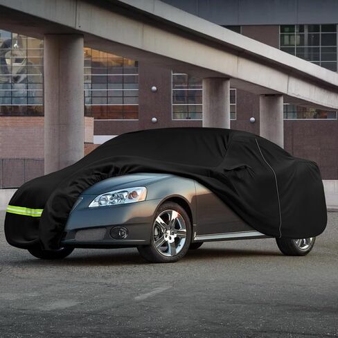 Car Cover Compatible with 1978-2008 Pontiac Grand Prix/Prix GTP, Custom Fit 300D Oxford with Cotton All Weather Full Car Cover in Kuwait