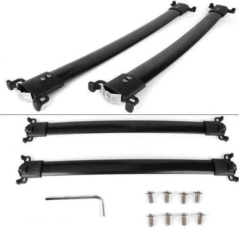 for Chevy for Equinox 2010-2017,for GMC for Terrain 2010-2017 Style Bars Roof Rack Carrier Black Aluminum Mounting Hardware Top,Left Right CVEQN10-OE GM19202488 in Saudi Arabia