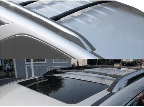 for Chevy for Equinox 2010-2017,for GMC for Terrain 2010-2017 Style Bars Roof Rack Carrier Black Aluminum Mounting Hardware Top,Left Right CVEQN10-OE GM19202488 in Saudi Arabia