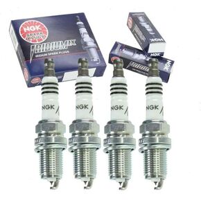 4 pc NGK Iridium IX Spark Plugs compatible with Subaru Forester 2.5L H4 1998-2010
