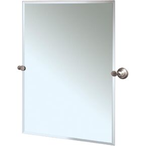 Gatco 4329S Tiara Rectangular Wall Mirror, Chrome