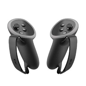 KIWI design Controller Grips Compatible with Meta Quest 3 Accessories, Silicone Hand Strap Protector with Knuckle Straps