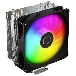 Cooler Master Hyper 212 Black CPU Air Cooler, SickleFlow 120 Edge Fan, Aluminum Top Cover, 4 Copper Heat Pipes, CryoFuze, 152mmTall,Brackets AMD Ryzen AM5/AM4, Intel LGA1700/1200 (RR-S4KK-25SN-R1)