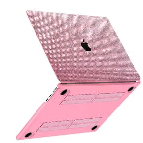 Bling Rhinestone Case Compatible with MacBook Air 15 inch 2024 2023 Release M3/A3114 M2/A2941 Chip with Liquid Retina Display Touch ID,Glitter Sparkle Diamond Fashion Luxury Shiny Shell