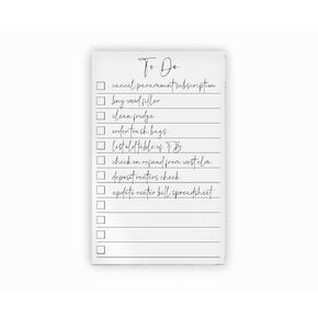 Acrylic To Do List | To Do List For Kids, To Do List For Adult, Toddler, Child Teens, Family, Dry Erase, ADHD, Weekly, Daily Monthly Tasks Responsibility Notes Chart, Weekly, Chore Calendar For Adults