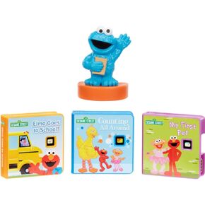 Little Tikes Story Dream Machine Sesame Street Cookie Monster & Friends Story Collection, Storytime, Books, Audio Play Character, Gift and Toy for Toddlers and Kids Girls Boys Ages 3+