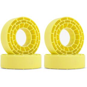 INJORA Silicone Rubber Inserts for 62-64mm*24mm 1.0" Tires(Large Yellow)