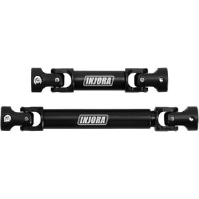 INJORA Hardened Steel Drive Shafts for 1/18 RC Crawler TRX4M High Trail K10 F150 Upgrade