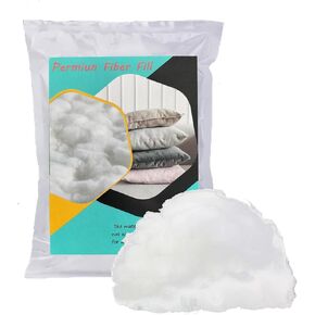 Vseegrs 75g/2.6oz Premium Ployester Stuffing for Stuffed Animals, Soft and Warm Down Feather Like DIY Toy Stuffing for Dolls, Fiber Filling pp Cotton Stuffing for Craft