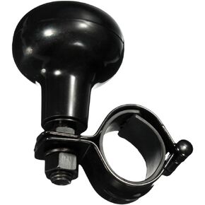 Vehicle Steering Wheel Spinner Knob - Zone Tech Suicide Classic Black Premium Quality Steering Wheel Spinner with Power Handles Universal Fit