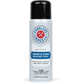 Cobbler's Choice Water & Stain Repellent Spray - Waterproof & Protect Leather, Suede, & Fabric from the Elements