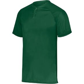 Augusta Sportswear Boys Youth Attain Wicking Two-Button Baseball Softball Jersey
