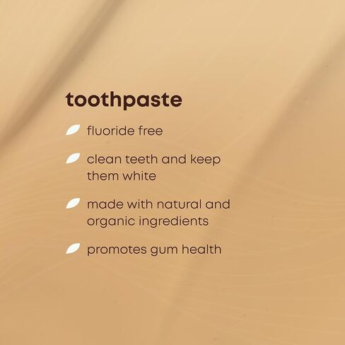Coconut Toothpaste | Handmade in The USA | Cinnamon Spice | All Natural Organic Fluoride Free Toothpaste for Healthy Smiles | Flavored Toothpaste for Adults & Kids with Essential Oils in Saudi Arabia