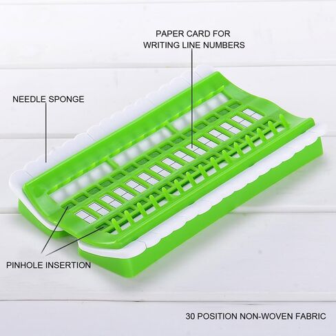 30 Positions Floss Organizer (Green) in Saudi Arabia