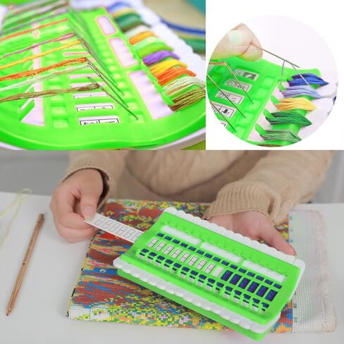 30 Positions Floss Organizer (Green) in Saudi Arabia