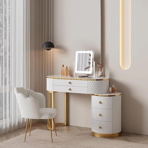 مرآة مكياج مقاس 15 × 12.6 بوصة مع ضوء، مرآة باعثة للضوء LED، تحكم ذكي باللمس، تعتيم 3 ألوان، دوران 360 درجة، غرفة نوم مكياج مع مرآة مكياج خفيفة، مرآة تزيين in Saudi Arabia