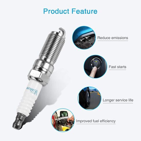 5019 Iridium Spark Plugs, Replacement LTR5GP, Engine Spark Plug Packs Compatible With Colorado Canyon Equinox Escape CX-7 Cobalt HHR H3 H3T Malibu Focus Escort 2.2L 2.0L 2.5L 3.5L Set of 4 in Saudi Arabia