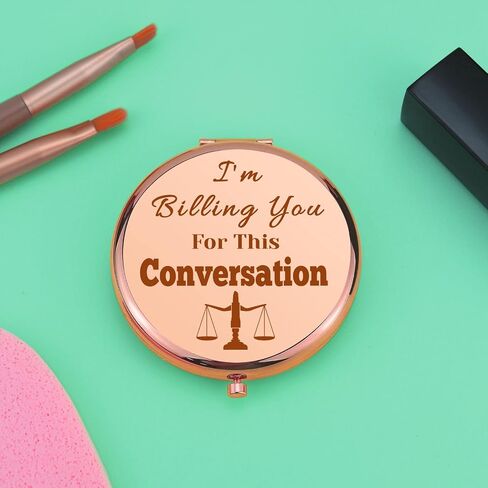 Lawyers Appreciation Gift Travel Makeup Mirror Lawyers Thank You Gifts Future Lawyer Gift Law Judge Student Graduation Gifts for Female Folding Makeup Mirror Law Student Gifts Birthday Gift in Saudi Arabia