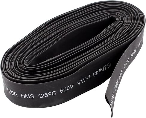 uxcell 600V 12:1 Polyolefin Heat Shrink Tubing Shrinkable Tube 5mm Dia 9M in Saudi Arabia