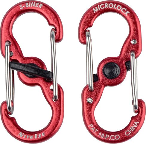 NiteIze PLSBM-11-R3Nite Ize S-Biner TagLock, Double-Gated Carabiner, Stainless Steel in Kuwait