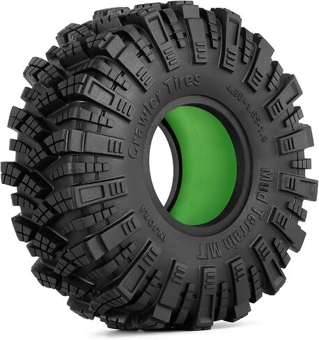 INJORA Silicone Rubber Insert Foam Fit for 118-122mm 4.75" OD 1.9" Wheel Tires(Green) in Saudi Arabia