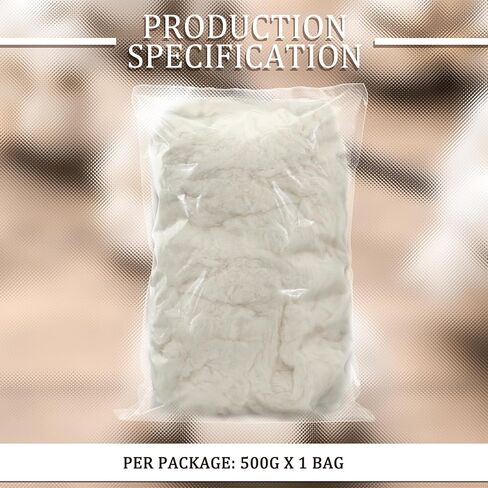 Wesnoy Cotton Stuffing for Stuffed Animals Soft Pillow,Natural Cotton Fiber Filling Batting, for Toys, Cloud Decorations, and More(0.22 lb) in Saudi Arabia