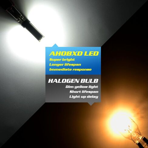 921 LED لمبة عكس الضوء، 921 912 906 W16W T15 LED لمبات CANBUS خالية من الأخطاء، ترقية غير قطبية 921 لمبة و6000K عالية السطوع (عبوة من 2) in Saudi Arabia