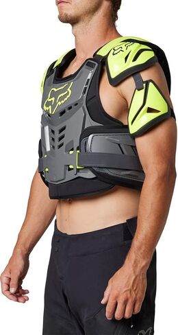 Fox Racing Men's Raptor Vest CE Chest Guard (Dark Shadow Grey) 24814-330-S/M in Saudi Arabia