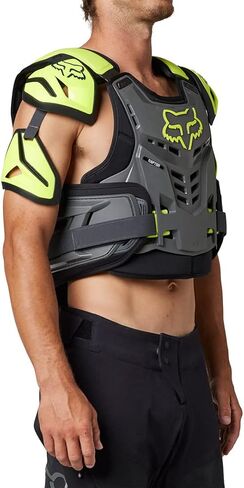 Fox Racing Men's Raptor Vest CE Chest Guard (Dark Shadow Grey) 24814-330-S/M in Saudi Arabia