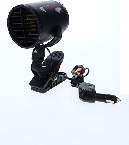 RoadPro RPSC-857 مروحة شاحنة تورنادو 12 فولت مع مشبك تثبيت، مروحة تبريد صغيرة 12 فولت، أسود in Saudi Arabia