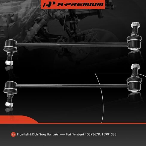 A-Premium 2 × وصلات قضيب تثبيت أمامية Sway Bar، متوافقة مع Honda Odyssey 2005-2017، استبدال # K750304 51320SHJA02 in Saudi Arabia