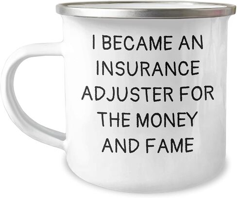 Inspirational Insurance Adjuster Quote Gifts for Birthday, Funny Mugs for Insurance Adjuster Lovers, Encouragement for Aspiring Insurance Adjusters, Camping Mugs for Outdoor Enthusiasts in Saudi Arabia